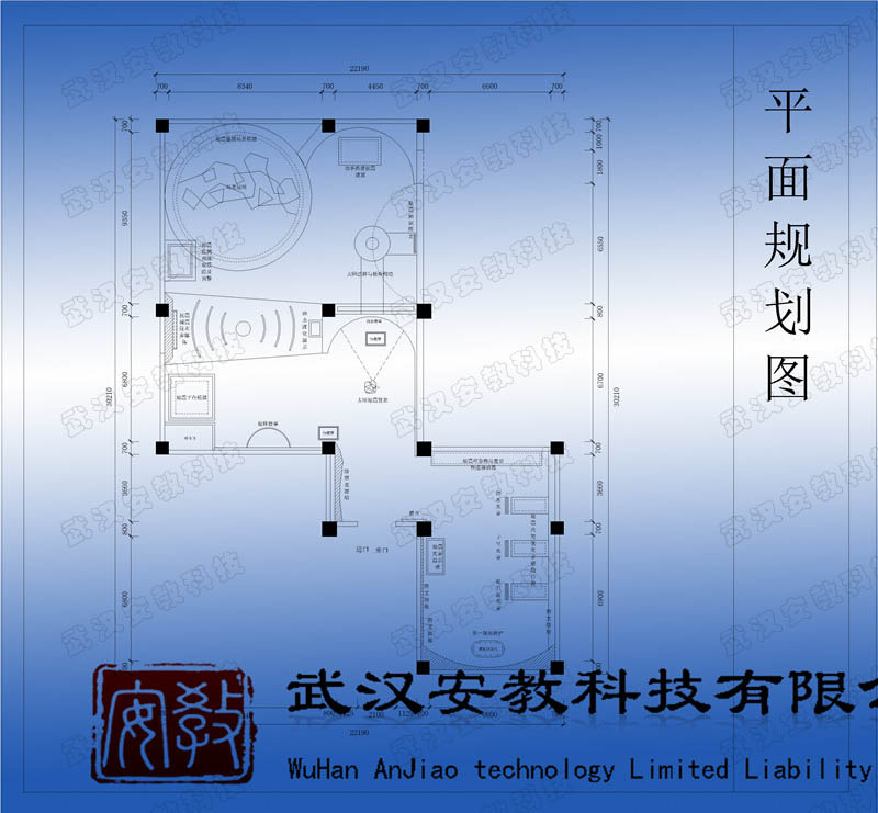 防震減災體驗館平面規(guī)劃圖