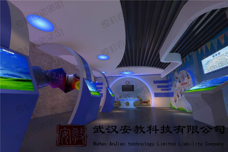 防震減災體驗館走廊