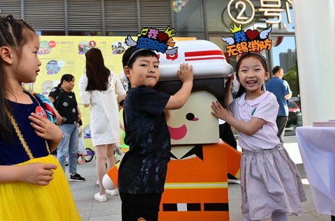 國內首個兒童主題商業(yè)綜合體消防體驗館1