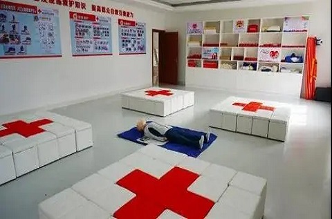 煙臺市萊山區(qū)“共建、共享、共筑”打造紅十字應(yīng)急救護培訓(xùn)基地